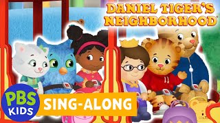 Daniel Tigers Neighborhood SINGALONG  Ride Along To School  PBS KIDS [upl. by Aiuqat]