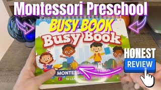 Inside Look at the Montessori Busy Book for Learning Development [upl. by Ledairam]