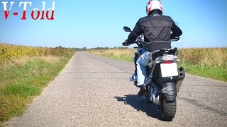 BMW R 1200 GS 2014 Akrapovic brutal exhaust sound  backfire [upl. by Nerac]