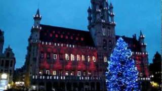 Brussels Grand Place Christmas show 2009 [upl. by Enelyak807]