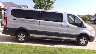 Ford Transit 12 Passenger Van Review  Is it good for Family Trips [upl. by Eelarat]