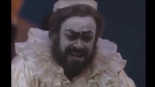 Pagliacci  Luciano Pavarotti  No Pagliaccio non son  English subtitles [upl. by Ainad]