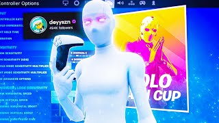 Trying The BEST Controller Players Settings in a SOLO CASH CUP ft Deyy Settings [upl. by Kevina]