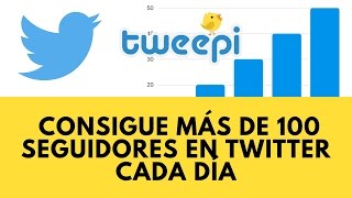 ▷ Tutorial TWEEPI básico Consigue más de 100 seguidores en Twitter cada día [upl. by Ciapas]