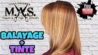 Tinte de Cabello 2018 Como Teñir y hacer Mechas Balayage a la vezTutorial paso a paso [upl. by Laehcim]