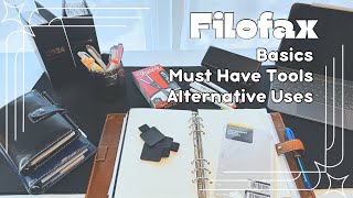 Filofax is for everyone Basic planner tools and alternative uses for ring bound systems [upl. by Chevy]