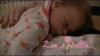 Feeding reborn baby Zoe a night bottle [upl. by Pammy]