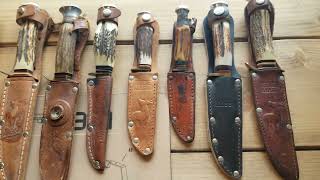 German solingen stag handle knife collection [upl. by Elcin]