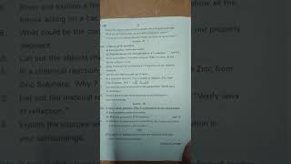 Telangana state SA1 class 8 2023 physics Question paper [upl. by Aniuqal111]