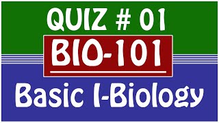 BIO101  Basic IBiology Quiz No 1 Live Solution Semester 2021 [upl. by Alodi]