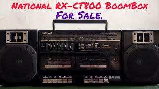 Sold Out👍National RXCT800 BoomBox For Sale [upl. by Radborne]