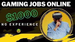 🎮 Gaming Jobs Online  Get Paid to Play Games 💸 [upl. by Zebedee]