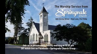 Springvale Church Sermon for 10 27 2024 [upl. by Ylrebme]