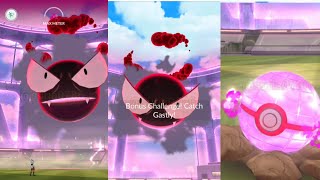 Battle with Dynamax Gastly 💜 Dynamax pokemon go anime pokemon 1k [upl. by Batruk]