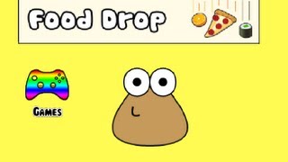 Pou Gameplay  Food Drop [upl. by Nageam]