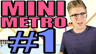 Lets Play Mini Metro Paris  Part 1 of 2 60fps Gameplay [upl. by Alegre]