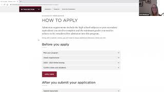 How to check admission requirements for the University Preparation Program [upl. by Dyol]