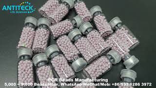 PCR Bead Manufacturing Lyophilized Bead Large Scale Production  Lyobeads Forming System  ANTITECK [upl. by Paryavi711]