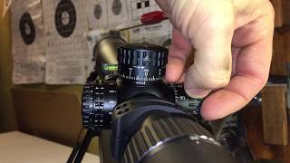 Setting Vortex PST Gen II zero stop amp windage  Quick and easy [upl. by Ecnarf]