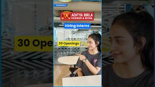 Aditya Birla Fashion amp Retail Internship Opening  Human Resources Internship in Pune location [upl. by Chem]