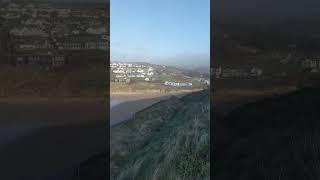 View from Grange Point Mawgan Porth Cornwall [upl. by Tobey540]