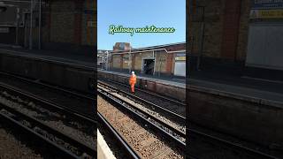 Clapham junction rail maintenance ​⁠iammarita aurora train viralshorts ​⁠YouTubeMusic [upl. by Ahsienyt705]