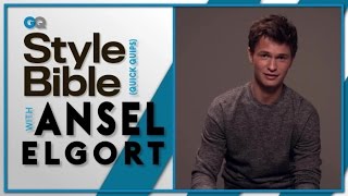 Actor Ansel Elgort on His Greatest Style Influence – Style Bible  Style  GQ [upl. by Asinet]