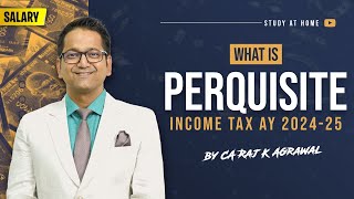 64 Definition of Perquisite  Allowance Vs Perquisite  Income under head Salary [upl. by Engeddi]