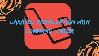 Laravel installation with command cmder on windows 10 [upl. by Rena812]