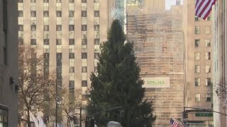 Rockefeller tree lighting seeks fun and security [upl. by Annaihs]