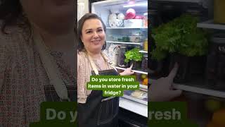 Fridge Organization Hack  Storing Vegetables in Mason Jars [upl. by Culbert276]