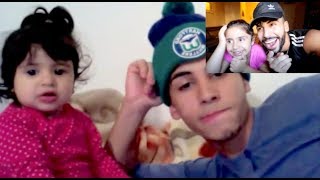 ADAM SALEH AND REEMA REACT TO THEIR FIRST VIDEO [upl. by Nanerb]