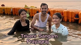 we went to Triveni Sangam Prayagraj  aman dancer real [upl. by Coward]