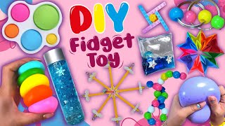 16 DIY Fidget Toy Ideas  AntiStress Toys  Viral TikTok Videos  Lovely Pop It and Fidget Trinkets [upl. by Janessa]