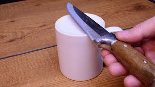 How to Sharpen Your Knife to Razor Sharp Using Only Mug [upl. by Crosse]