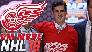 DRAFT DAY SUCCESS  NHL 18  GM Mode Commentary  Detroit ep 4 [upl. by Grewitz]