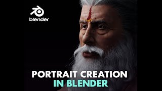 Likeness Portrait Creation in Blender Part  25 Iris [upl. by Bravar]