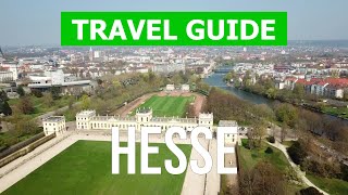 Hesse Germany  City of Frankfurt Wiesbaden Kassel Darmstadt  Drone 4k video  Hesse cities [upl. by Akived]