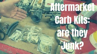 Aftermarket Carb kits Are they Junk Tips on kits and cleaning carbs for rebuild [upl. by Tansy515]