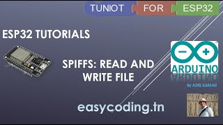 ESP32 A20 SPIFFS Read and Write file [upl. by Orazio]