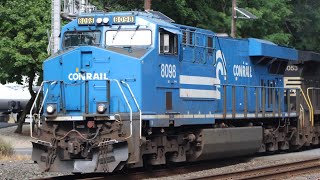 NS 8098 CONRAIL Leading 23G At Piscataway NJ [upl. by Malsi]