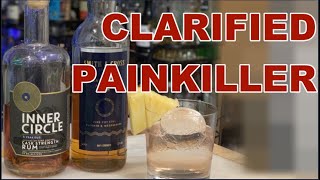 Coconut Milk Clarified Painkiller cocktail [upl. by Lach]