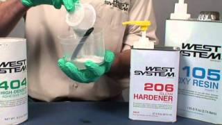 Adding Fillers to WEST SYSTEM Epoxy [upl. by West]