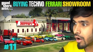 BUYING TECHNO GAMERZTechnoGamerzOfficial FERRARI CAR DEALERSHIP  GTA 5 GAMEPLAY 11 [upl. by Blackmun]