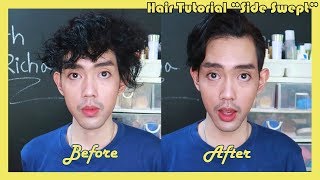 Hair Tutorial เซทผมผู้ชายผมหยิก ผมหยักศกแบบแกล้งๆ ไปจ่ายตลาด   RITH RICHA [upl. by Lucilla]