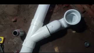 drainage pipe installation house [upl. by Russia]