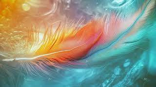 color feather animation lightness liquid motion abstract loop [upl. by Lirva287]