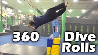 High 360 DIVE ROLL Progression  Webster Kick of Death [upl. by Akisey]