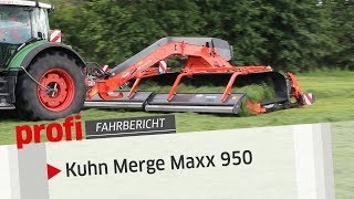 Kuhn Merge Maxx 950 Galant mit Band  profi Fahrbericht [upl. by Ailecnarf399]