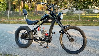 Brigand Chopper Bike with the Avenger 85 Motor 2024  quotThe Minarelli Failedquot [upl. by Irakuy165]